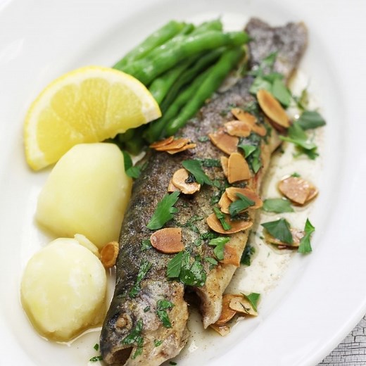 Trout Meuniere (with toasted almonds)  | French Cooking Academy