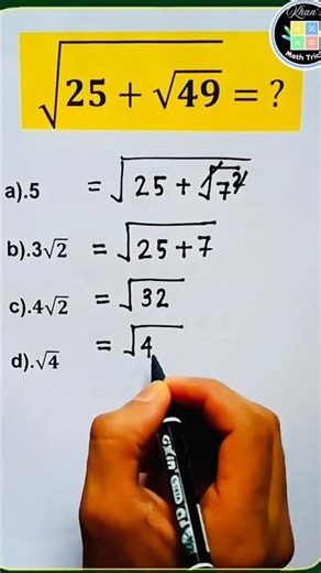 Fastest way to solve Nested square root problem.#maths #nestedsquareroot #mathstricks #learnmath