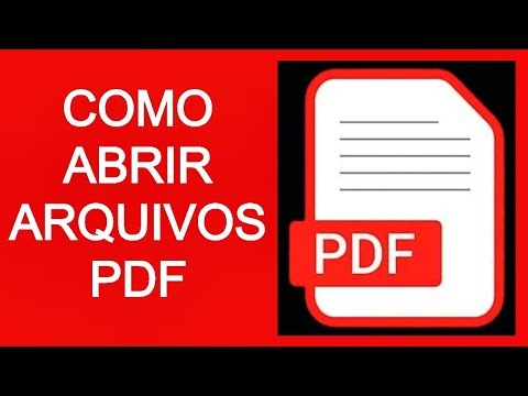 How to open a PDF