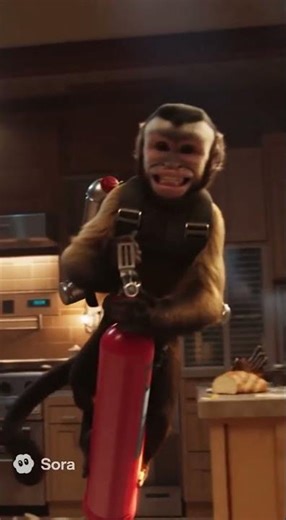 Jetpack Monkey Fail – Fire Extinguisher