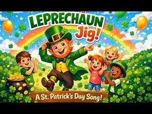 St. Patrick’s Day Kids Song 🍀 Silly Leprechaun Dance! Preschool Sing-Along + Irish Jig Fun