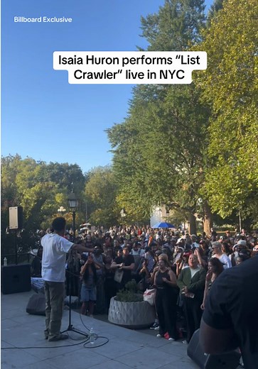 Isaia Huron Live at Washington Square Park: List Crawler
