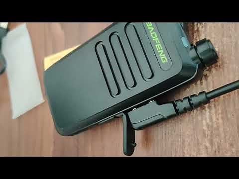 Baofeng BF T 20 Unboxing & Programming