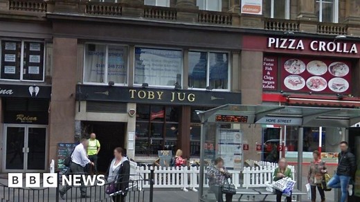 Mass brawl outside Toby Jug bar in Glasgow city centre probed