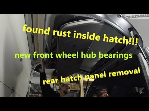 4th Gen Toyota 4Runner removing rear hatch panel part 6