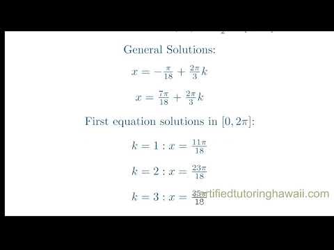 AP Precalculus 3.10 Trigonometric Equations and Inequalities
