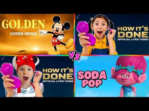 MICKEY MOUSE 🆚 TROLLS 🆚 TOYS AND COLORS 🆚 DIANA AND ROMA x SODA POP 🎶🎵 Who Is Best?