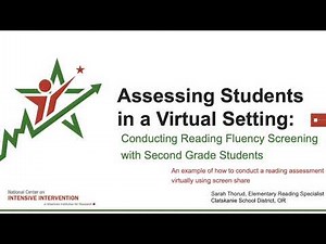 How to Conduct Reading Fluency Screening Virtually Using Screen Share