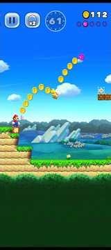 Super Mario Run | Прохождение уровня 3-3 | Следуй за панцирями