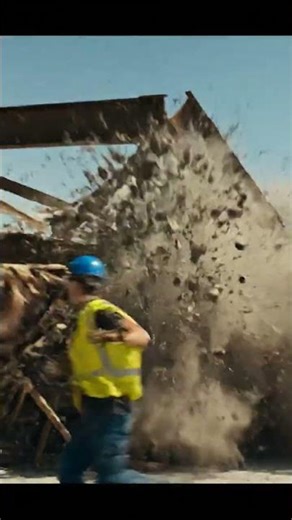 "Massive Building Collapse Caught Live – Workers Just Barely Escape!"