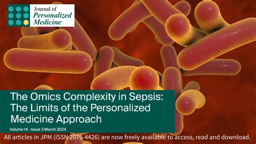 All articles in JPM (ISSN 2075-4426) Vol 14, Issue 3, are now freely available to access, read and download: https://brnw.ch/21wIWAK COVER STORY: Sepsis is one of the most common causes of morbidity and mortality worldwide. Despite the remarkable advances in modern medicine throughout the last century, the mortality rates associated with sepsis have remained significantly elevated, both in high- and low-income countries. The main difficulty in the diagnosis and treatment of septic patients is th