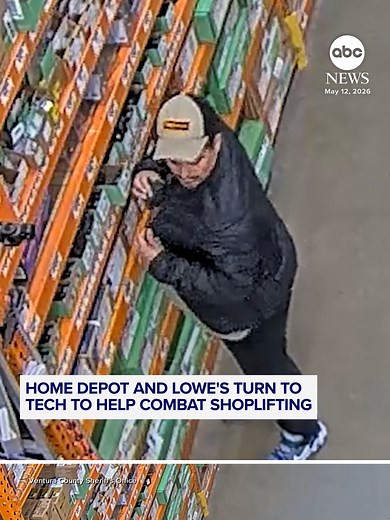 Home Depot and Lowe's are installing cameras with license plate readers in their parking lots in an effort to combat shoplifting. Some critics have raised privacy concerns, with civil rights groups worrying the technology could be used to target suspected undocumented workers or women seeking reproductive healthcare. ABC News' Hanna Battah reports. #crime #news #abcnews