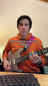 How to practice hard rhythm #guitar #music #ギター #guitarplayer #hard | linkin park given up
