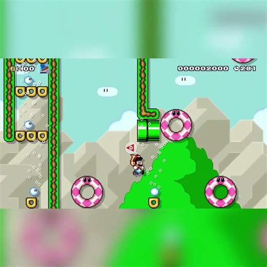 Obstacle Mayhem by 16Liam16 #shorts 🍄Super Mario Maker 2 | Switch 2 | No Commentary #eao