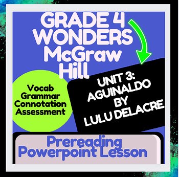 4th Grade Wonders Unit 3 Week 2 | Aguinaldo Background Knowledge & Vocab Lesson