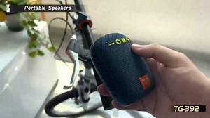 Portable Bluetooth for Bike, IPX5 Waterproof Wireless Traveling Bicycle Speakers, Integrated Design Bicycle Speaker with Loud Sound for Riding, TWS Mini Outdoor Speaker