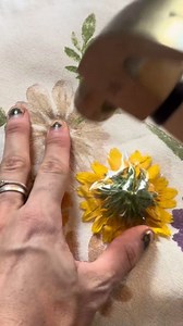 Make stunning flower prints at home using hammer method