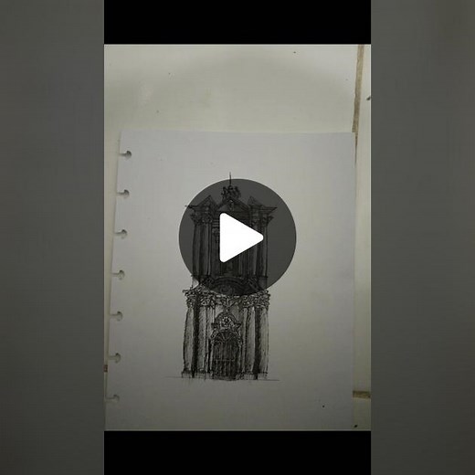 drawing tower sketch #fyp #sketch #art #fypシ #karyaseniku