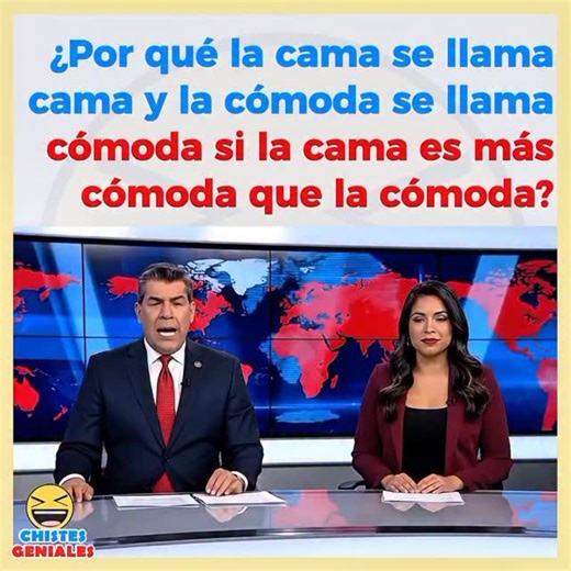 Chistes Geniales on Instagram: "1. ¿Por qué la cama se llama cama y la cómoda se llama cómoda si la cama es más cómoda que la cómoda? 2. ¿Qué dice un mimo cuando interrumpe su espectáculo? - ¿Qué dice? - ¡Ha llegado mi momento!"