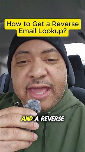 How To Get A Reverse Email Lookup?