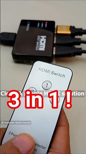 Only 1 HDMI Port? Use This 🔥#hdmiswitcher