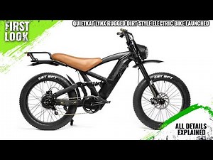 QuietKat Lynx Rugged Dirtbike-style Electric Bike Launched - Explained All Spec, Features And More
