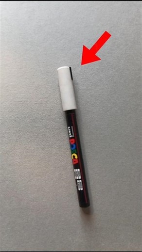 Posca White Marker Review #shorts #tutorial #art #drawing