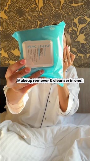 SKINN makeup remover wipes and cleanser in one