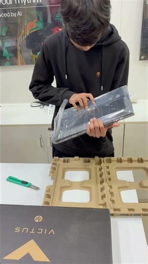 HP Victus Unboxing By Happy Customer... #hppower #laptop #smartphone #hp #laptopcomputer #gaming