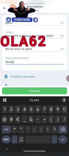 Voici comment s'inscrire sur sur Xbet avec code promo 🔥 #codepromo #astuce1xbet #football