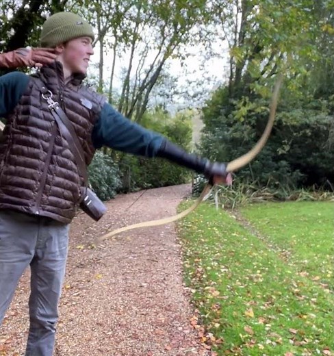 Slow-Motion Bow Shot