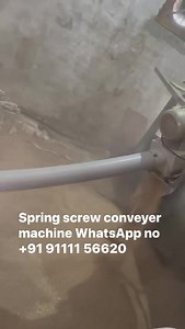 Spring screw conveyer machine WhatsApp no 91 91111 56620 | Punjab Engineering Corporation