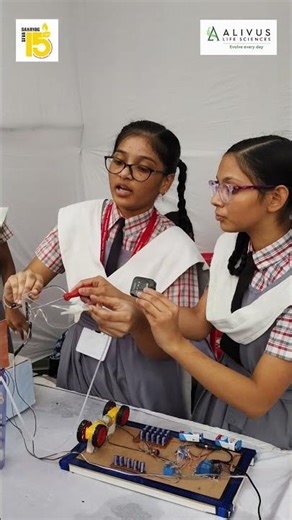 Student Explaining Driving Monitor System ( working model ) #ssf #science #students