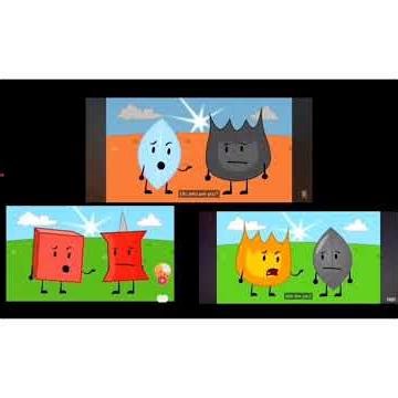 Bfdi swapped (Three versions) #shorts #bfdi #animation ‪@BFDI‬