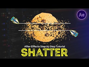 Shatter Broken Step-by-step Tutorial || After Effects Tutorials