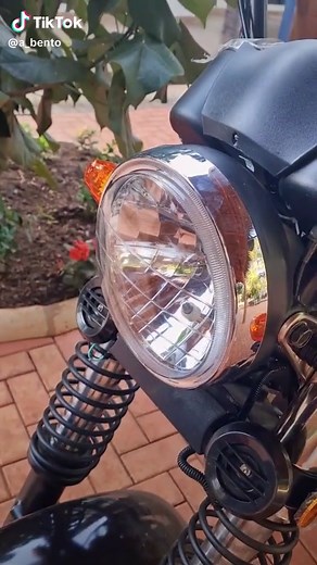 Showcasing a Stunning Black Motorcycle with Chrome Accents