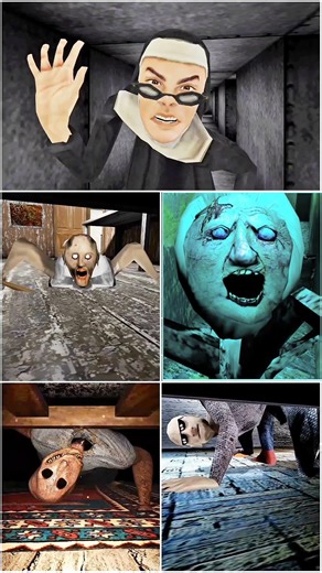 under Bed || Jumpscare Evil Nun Vs new Granny Vs Horror Tale 3 Vs Granny Remake Vs Grandpa 😈#shots