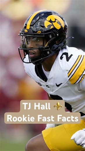 TJ Hall gets early birthday gift 🎂 at NFL Draft | Rookie Fast Facts #saints #nfl