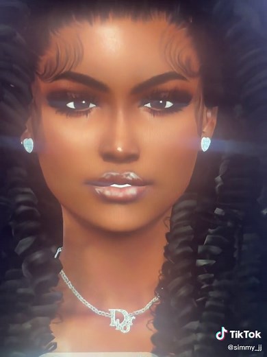 i had to restart my mod folders but heyy . 🤎🥰#viral #sims4 #cc #baddie #goviral