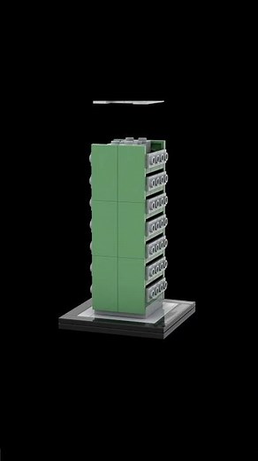 LEGO Tall Panel Apartment Building MOC