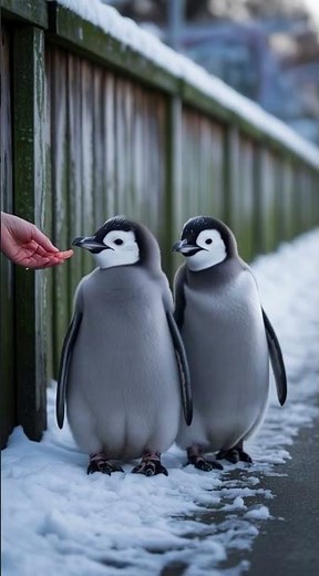 Baby Penguins Eating Indoors, in Snow Tunnels & on Porches | Ultra Realistic Cute Moments