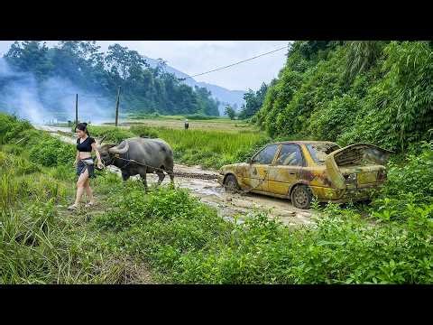 Ngoc Dau Repair Fixes a Broken Old Car Completely, Bringing It Back to Normal Operation