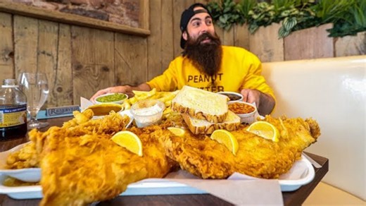 The undefeated codbuster giant fish & chip challenge | COB Ep.171 | BeardMeatsFood