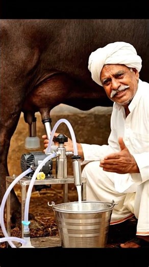 ताऊ का एडवांस दूध निकालने का तरीका ! Desi Jugaad Innovation !