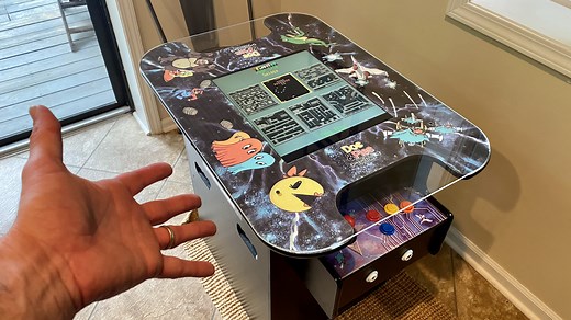 Watch REVIEW Doc and Pies Arcade Factory Cocktail Arcade Machine  on Amazon Live