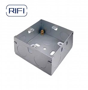 [Hot Item] Metal Electrical Conduit Box Manufacturers Metal Back Boxes Swith 1 Gang Steel Box