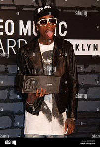 New York, New York, USA. 25th Aug, 2013. Rapper WIZ KHALIFA attends the red carpet during 'MTV 2013 Video Music Awards' held at the Barclays Center in Brooklyn, NY. Credit:  Nancy Kaszerman/ZUMAPRESS.com/Alamy Live News Stock Photo - Alamy