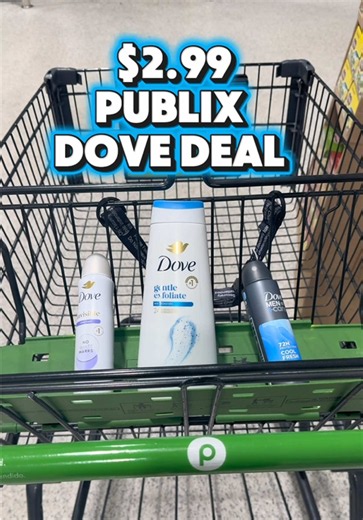 Insane Dove Deal at Publix for only $2.99 each valid 9/16 to 9/22! #publix #publixdeals #publixcouponing #couponing #fyp