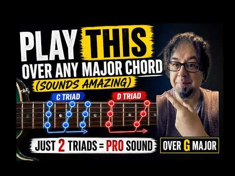 Play This Over Any Major Chord (It Sounds Amazing!)