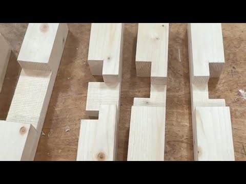 결구 퍼즐 만들기 The Secret of the 6-piece Burr Puzzle #woodworking #joinery #DIY #목공